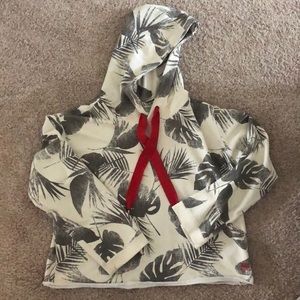 Peace love world French terry hooded sweatshirt